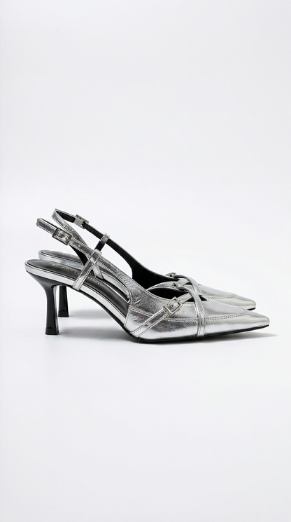 Zapatos Slingback Samantha con Hebilla