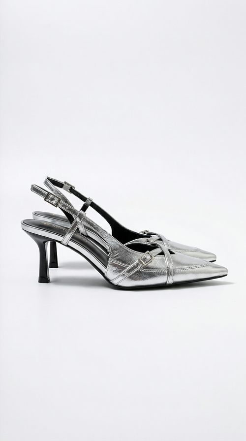 Zapatos Slingback Samantha con Hebilla
