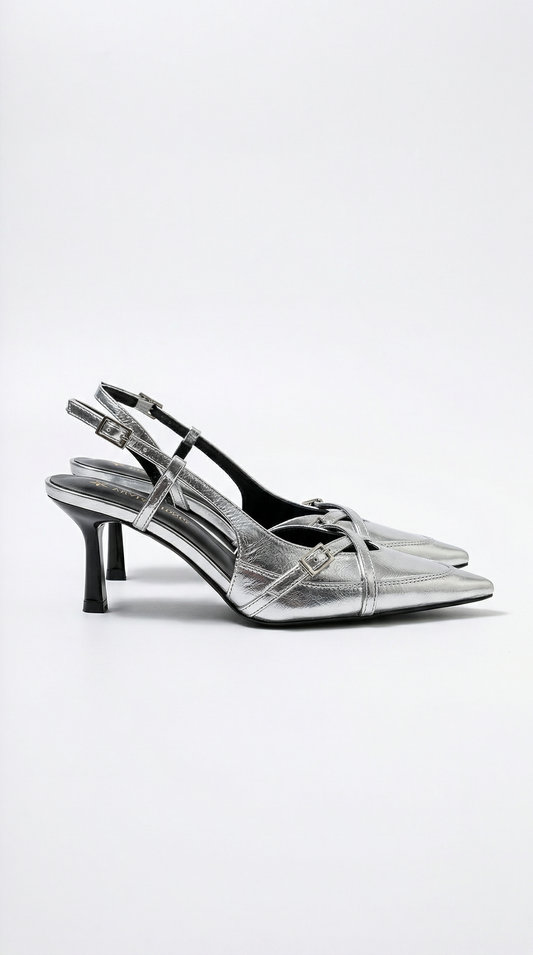 Zapatos Slingback Samantha con Hebilla