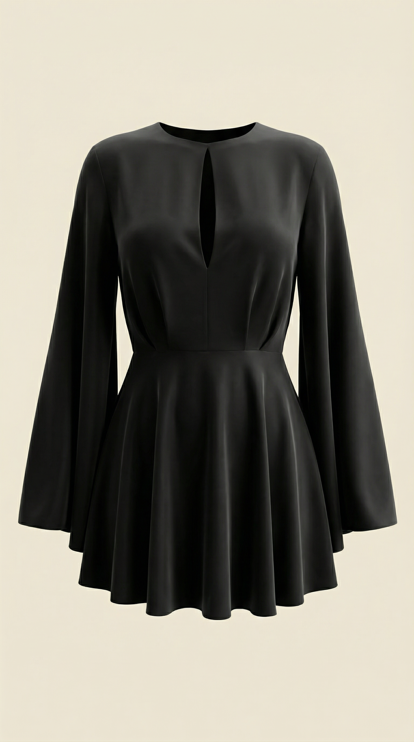 Vestido Mini Serena con Mangas Globo