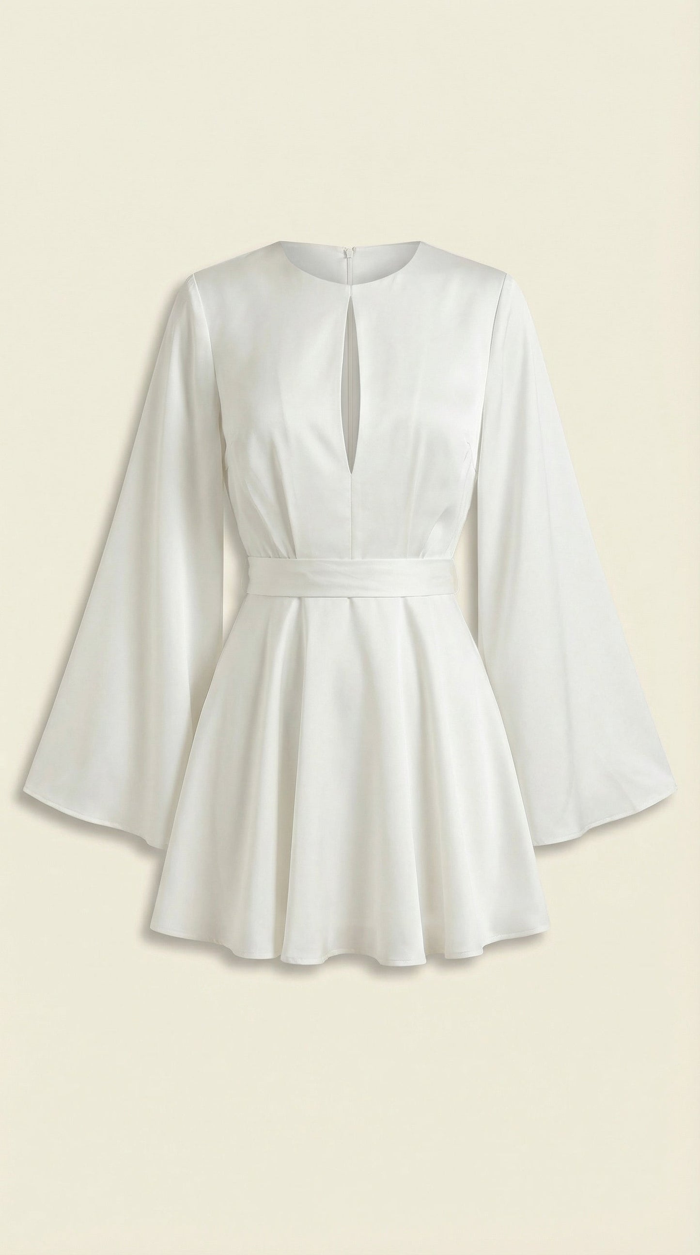 Vestido Mini Serena con Mangas Globo