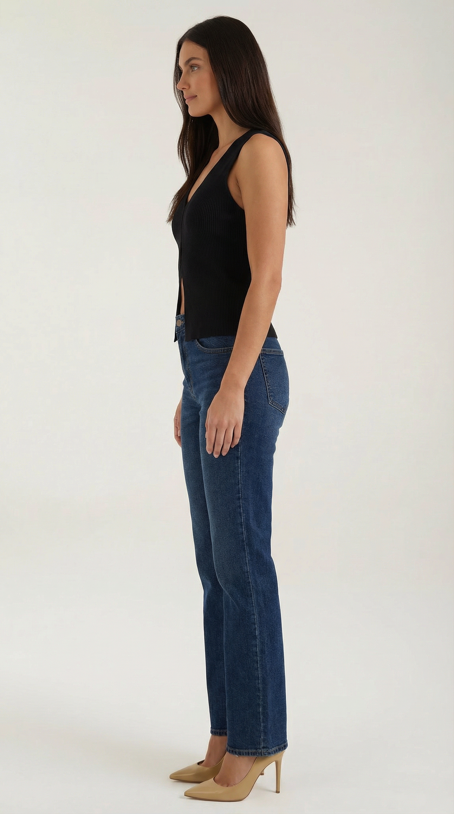 Top Sharon de Punto Estilo Chaleco