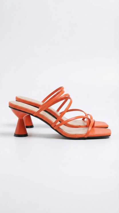 Sandalias Stephanie con Tiras de Polipiel