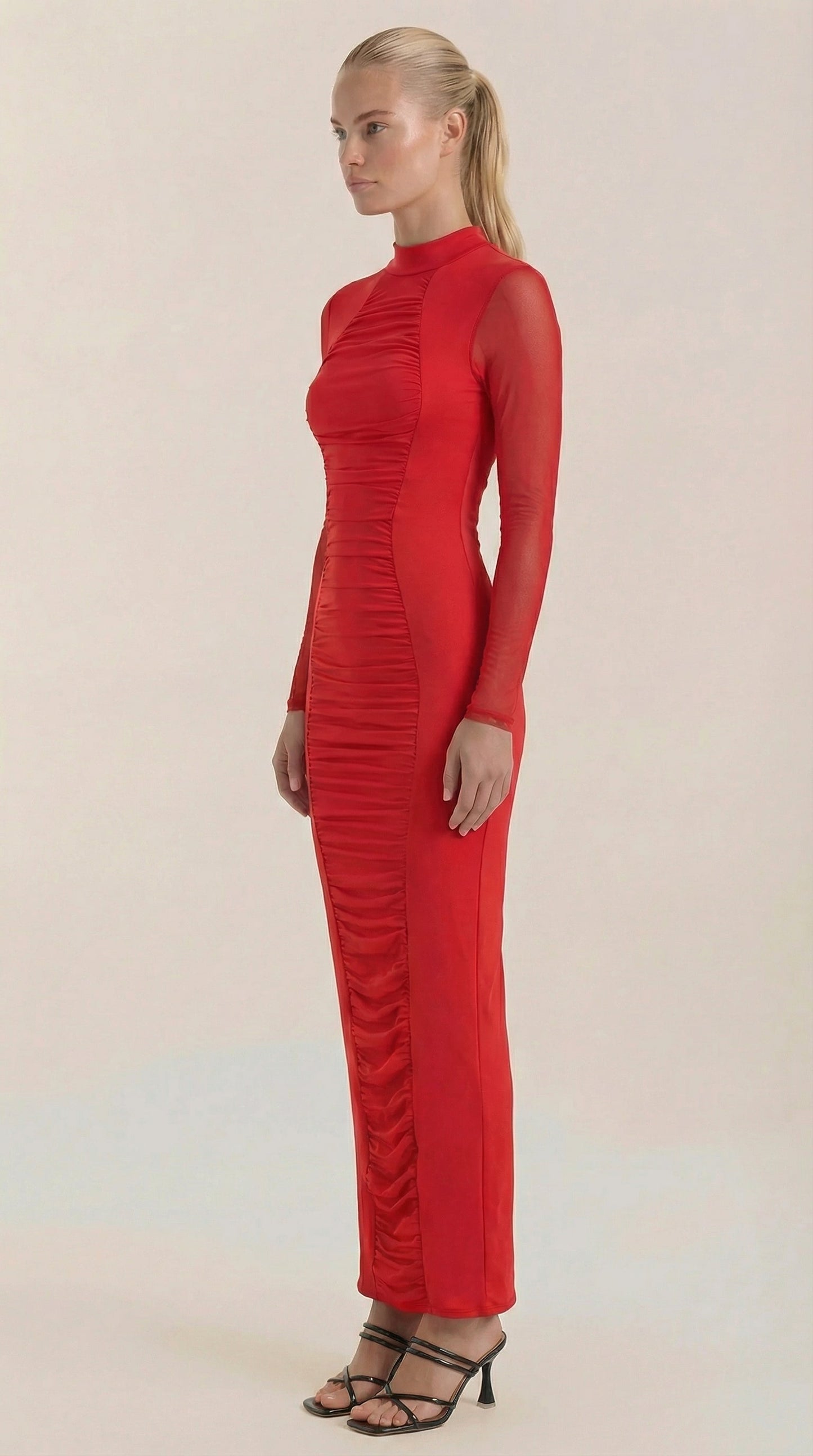 Vestido Maxi Susanna Fruncido