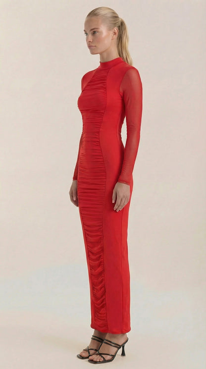 Vestido Maxi Susanna Fruncido