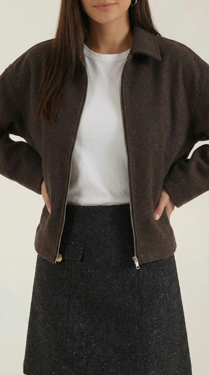 Chaqueta Corta Teresa con Cremallera