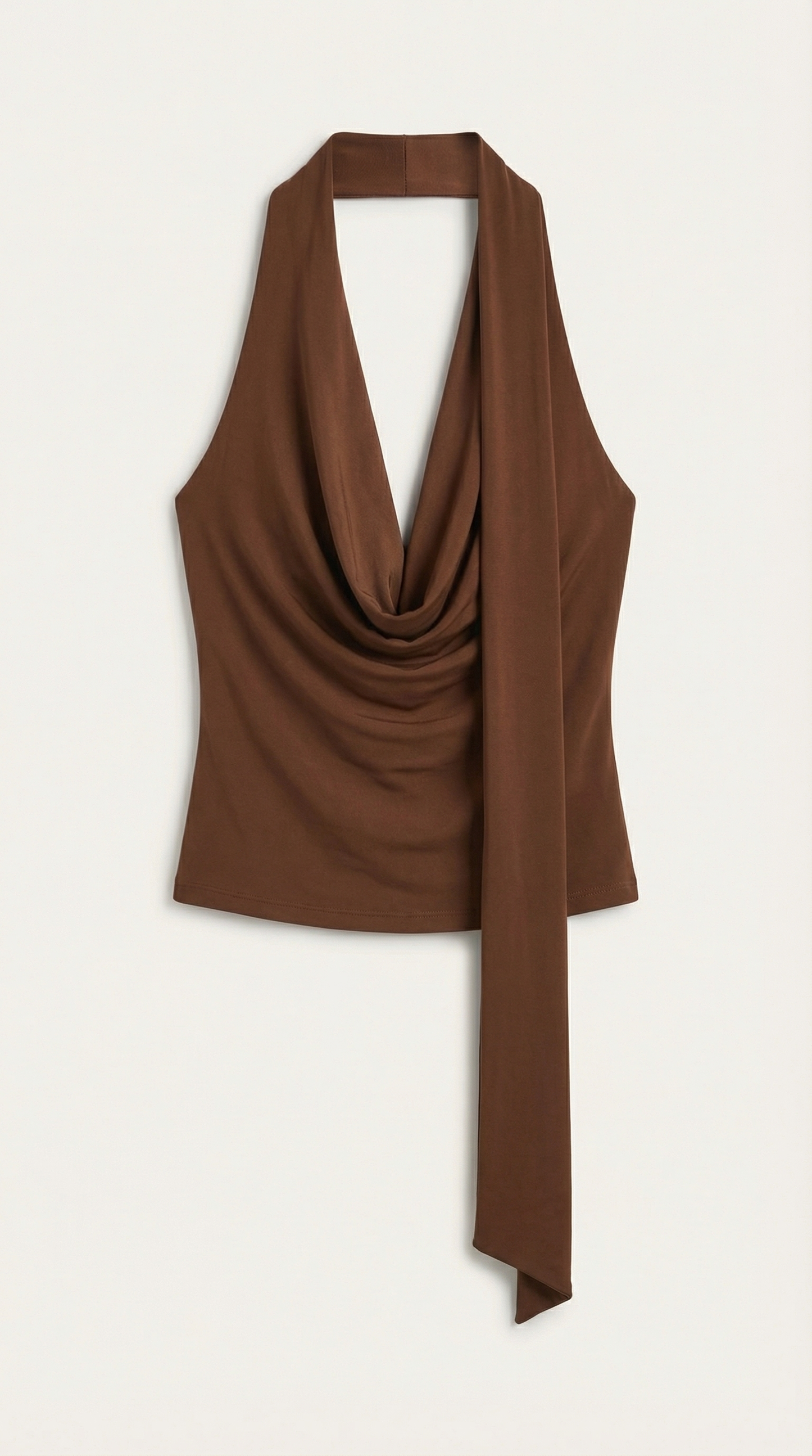 Top Halter Thalia con Escote en V Pronunciado