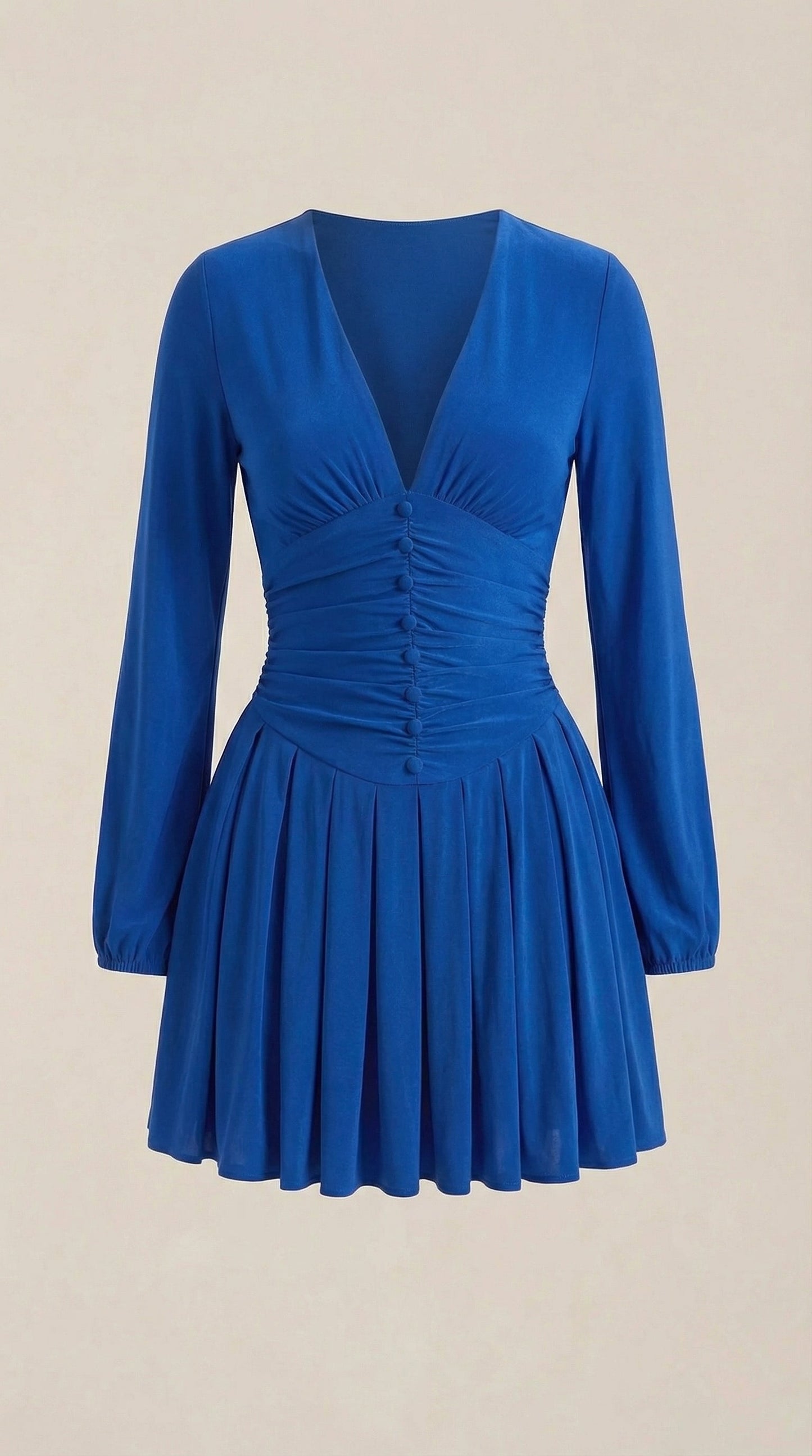 Vestido Mini Tricia con Escote en V
