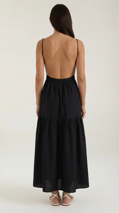 Vestido Maxi Victoria con Espalda Abierta