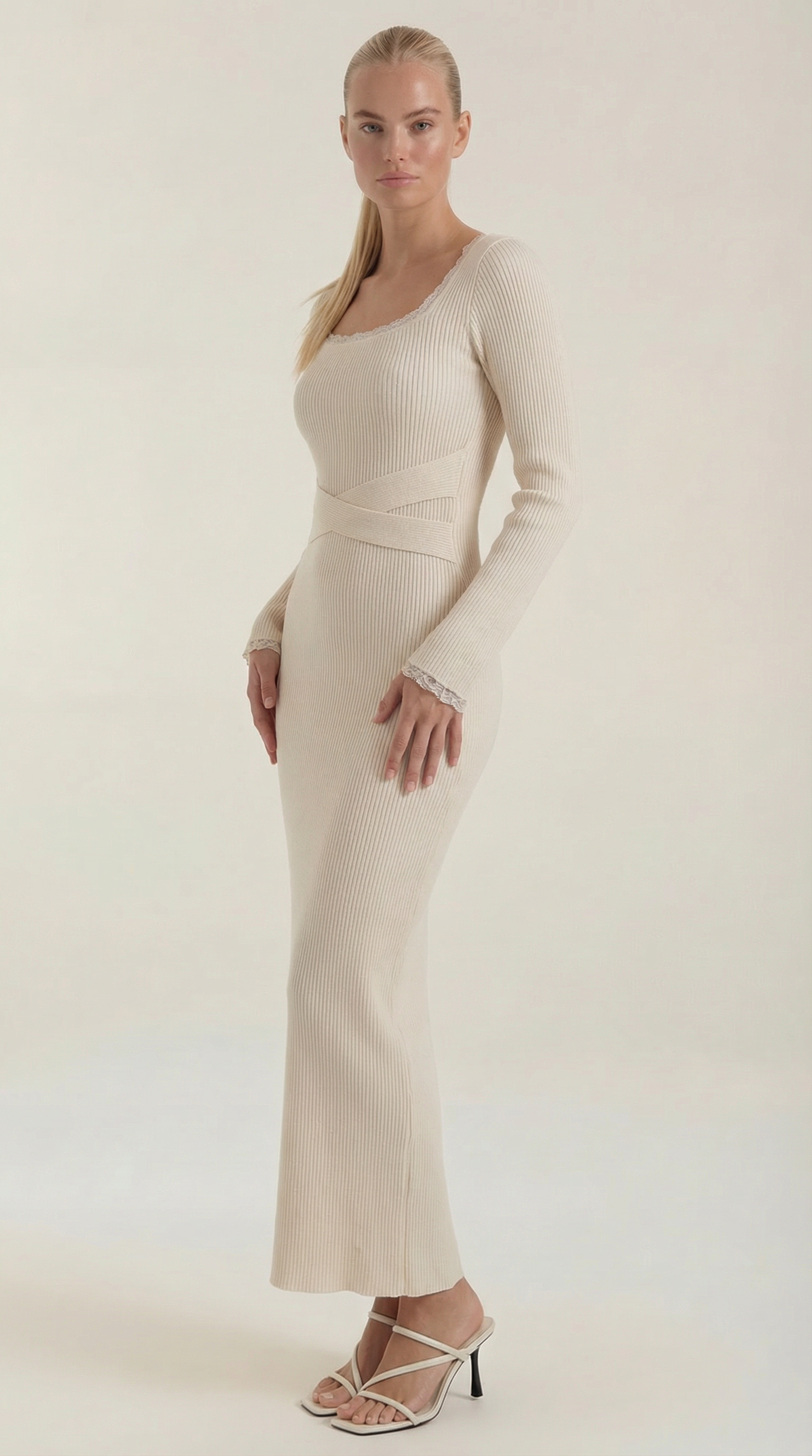 Vestido Maxi Wilma de Punto Canalé