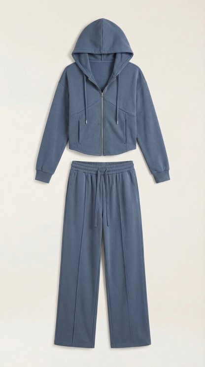 Conjunto Yolanda de Sudadera y Pantalón Ancho