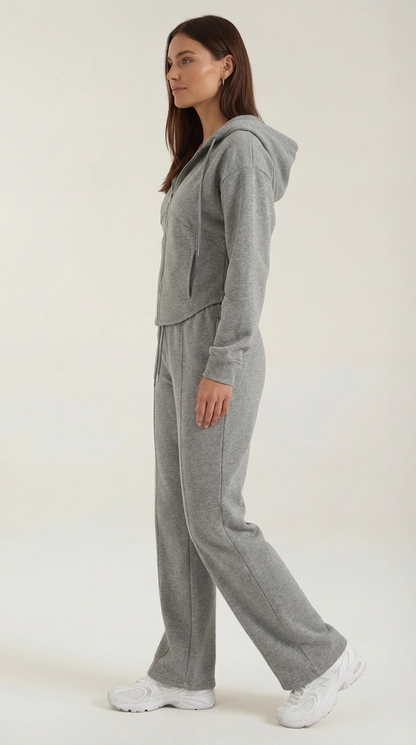Conjunto Yolanda de Sudadera y Pantalón Ancho