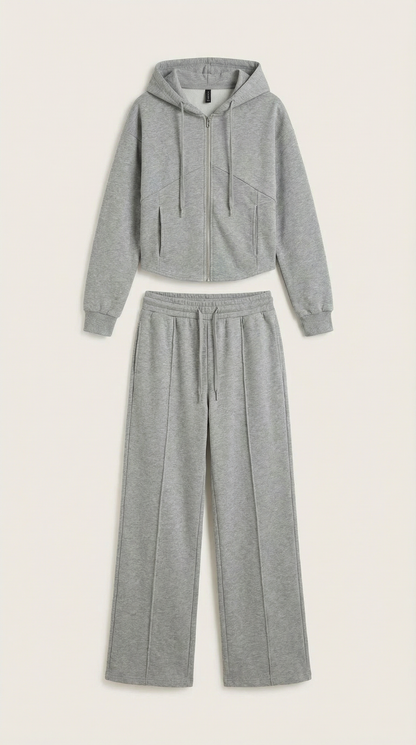 Conjunto Yolanda de Sudadera y Pantalón Ancho