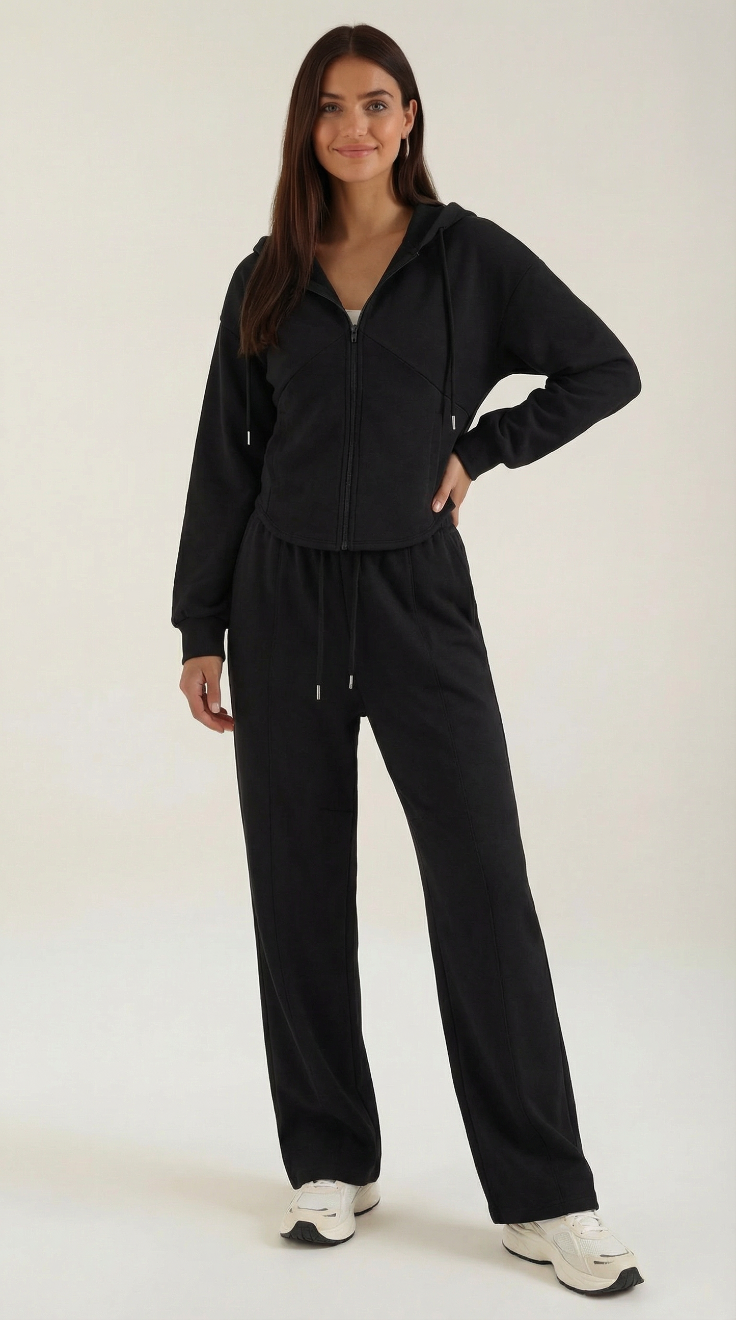 Conjunto Yolanda de Sudadera y Pantalón Ancho
