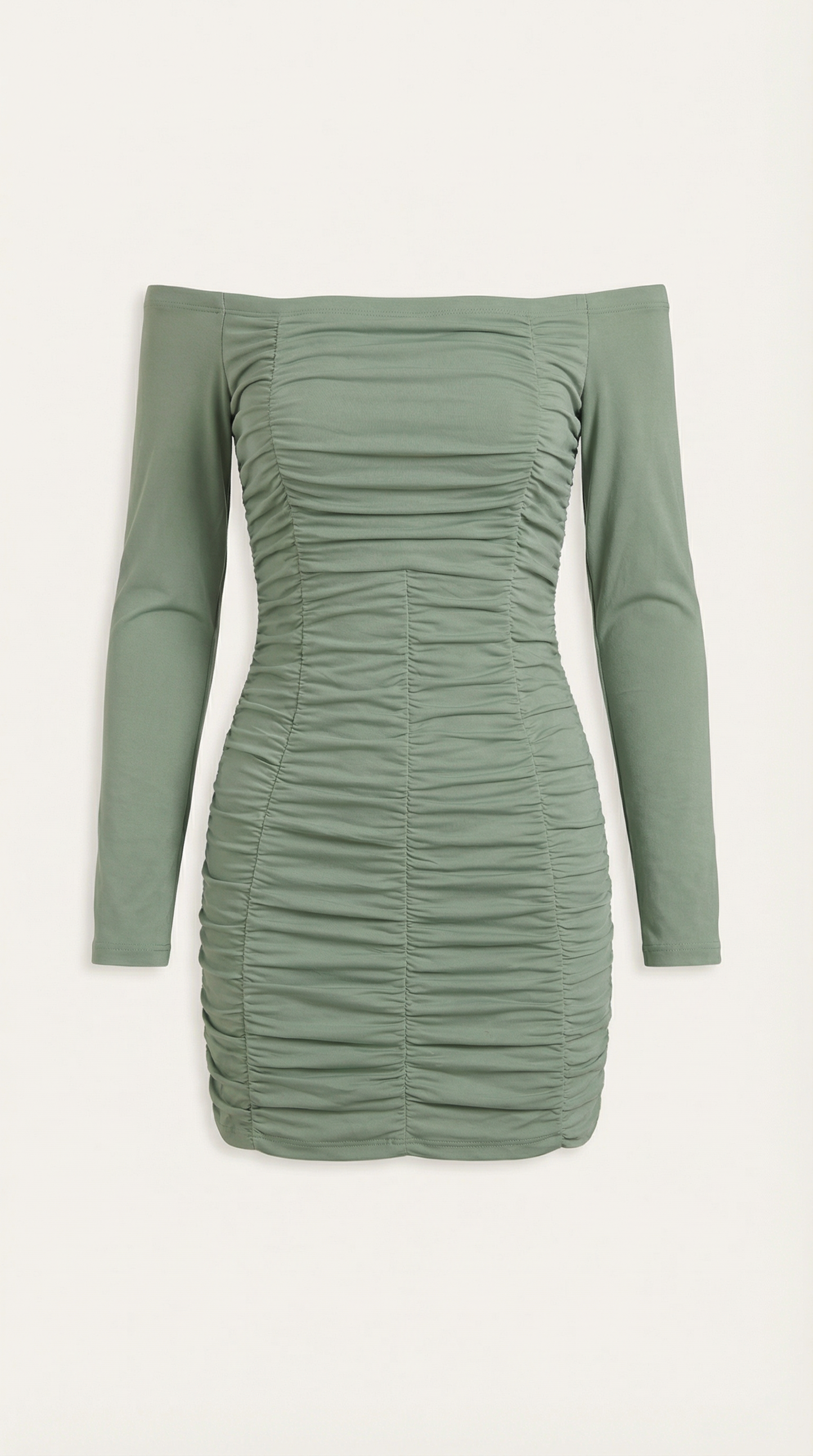 Vestido Mini Yvette con Hombros Descubiertos