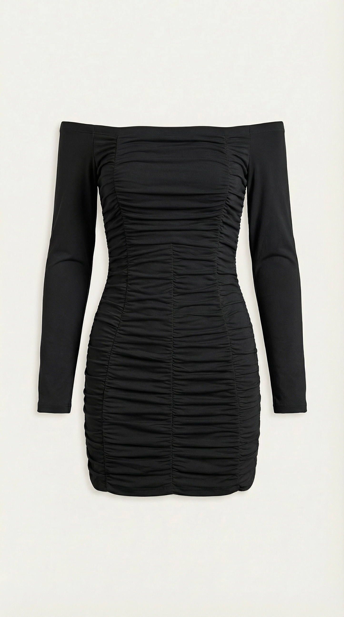 Vestido Mini Yvette con Hombros Descubiertos