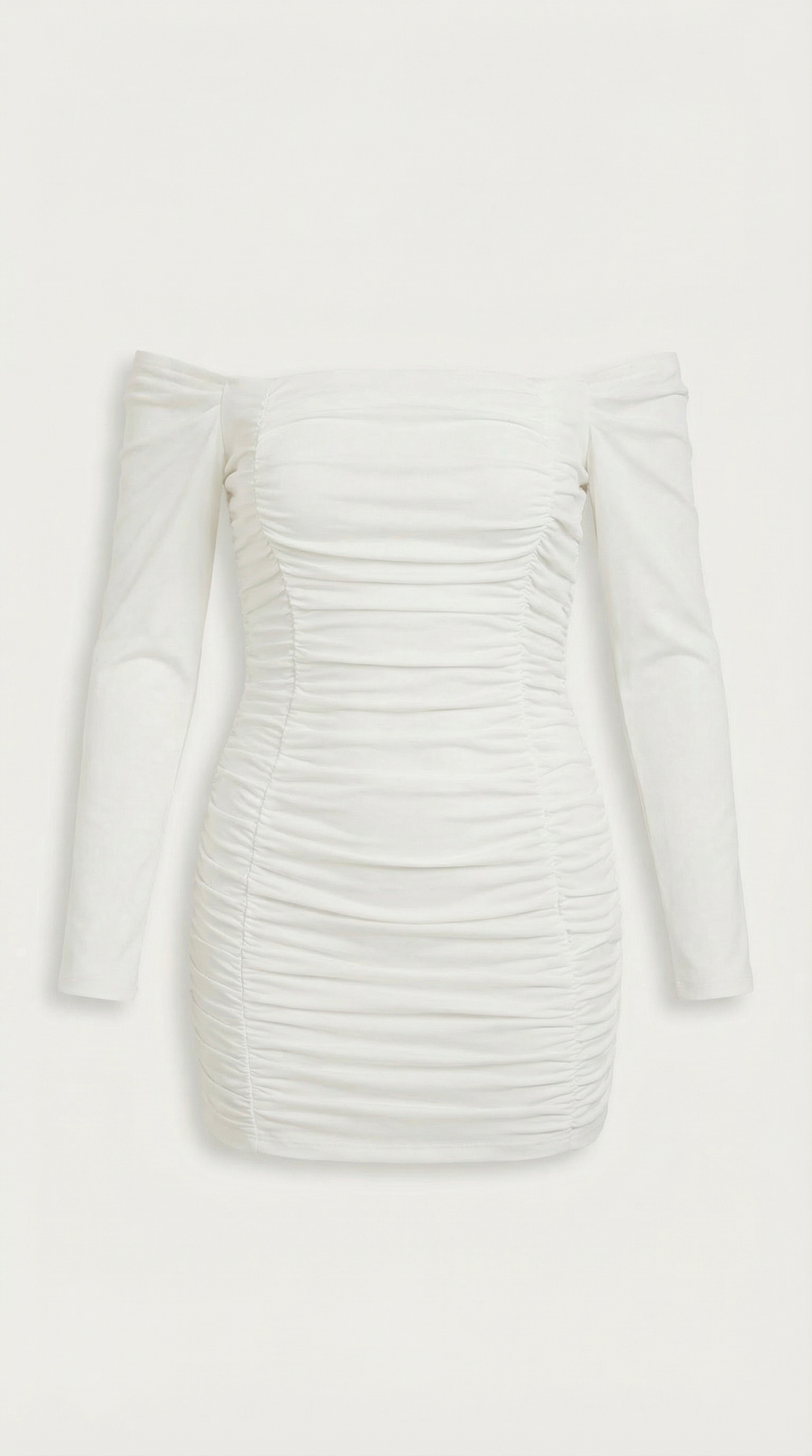 Vestido Mini Yvette con Hombros Descubiertos