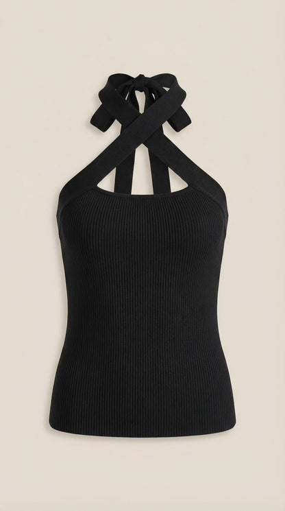 Top Allison con Tirantes Halter Cruzados