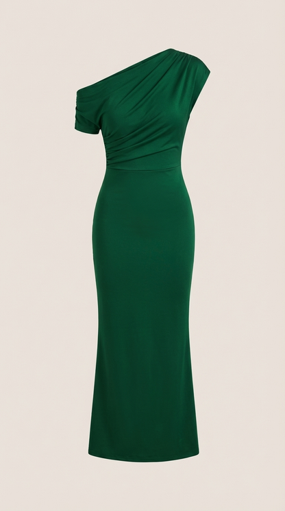 Vestido Maxi Candice de Un Hombro