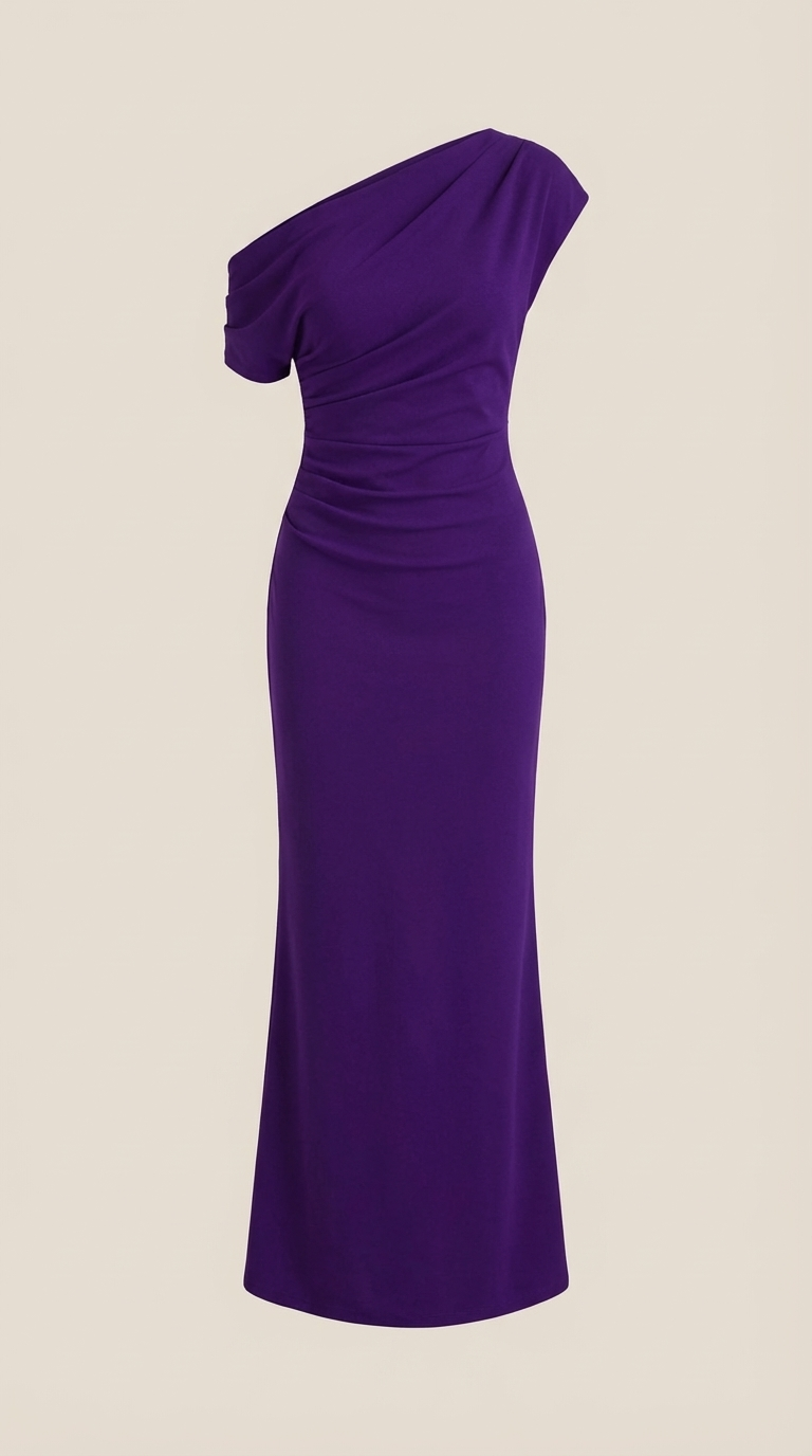 Vestido Maxi Candice de Un Hombro