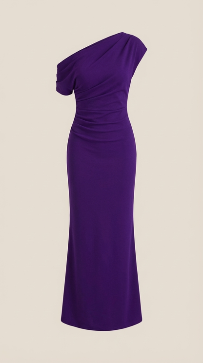 Vestido Maxi Candice de Un Hombro