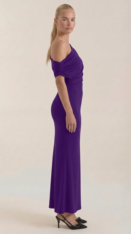 Vestido Maxi Candice de Un Hombro