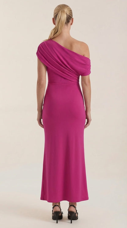 Vestido Maxi Candice de Un Hombro