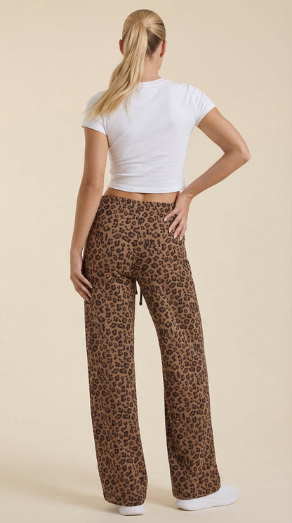 Pantalón Cleo con Estampado Leopardo