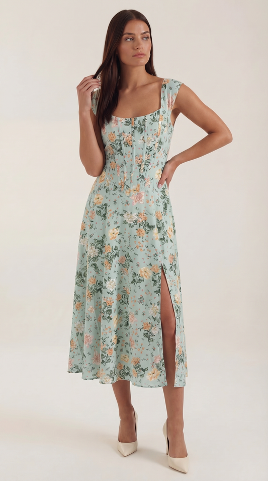 Vestido Midi Dahlia de Verano