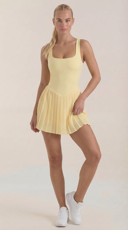 Vestido Mini Deirdre Plisado
