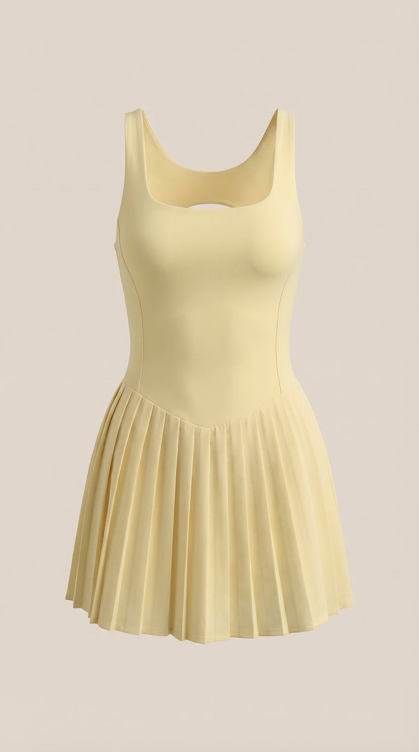 Vestido Mini Deirdre Plisado