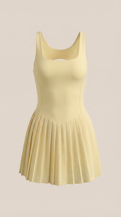 Vestido Mini Deirdre Plisado
