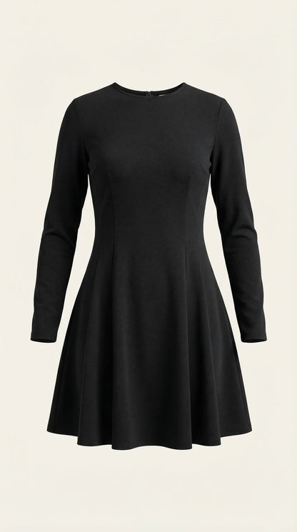 Vestido Mini Ebony con Cuerpo Entallado