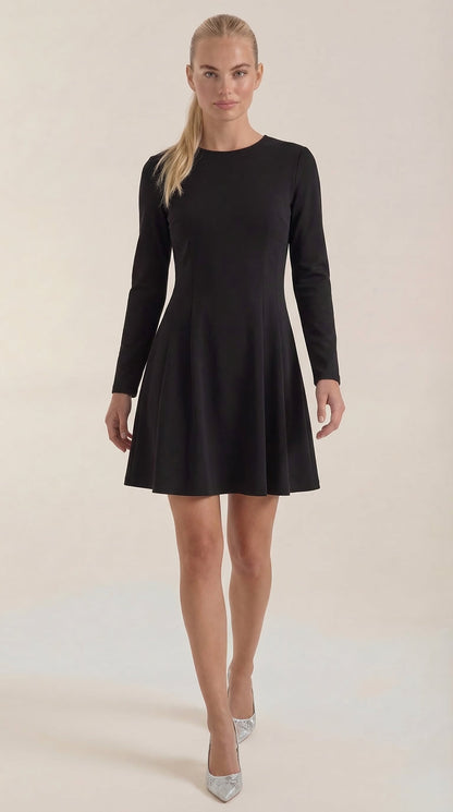 Vestido Mini Ebony con Cuerpo Entallado