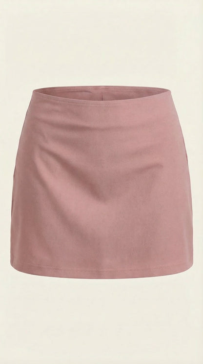 Minifalda Edwina de Tiro Alto