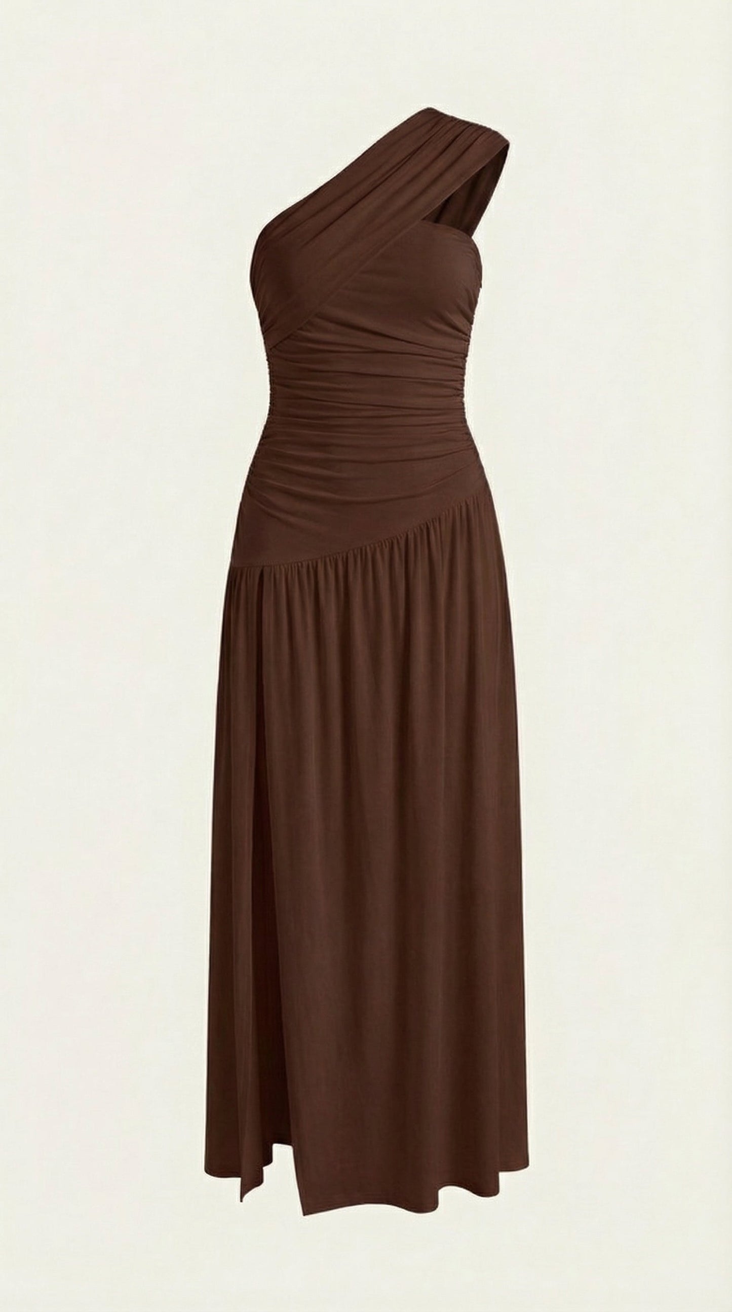 Vestido Maxi Enid con Tirante de Un Hombro