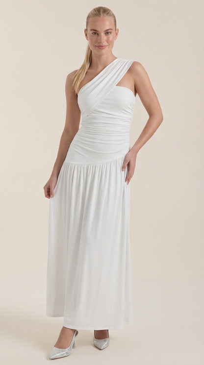 Vestido Maxi Enid con Tirante de Un Hombro