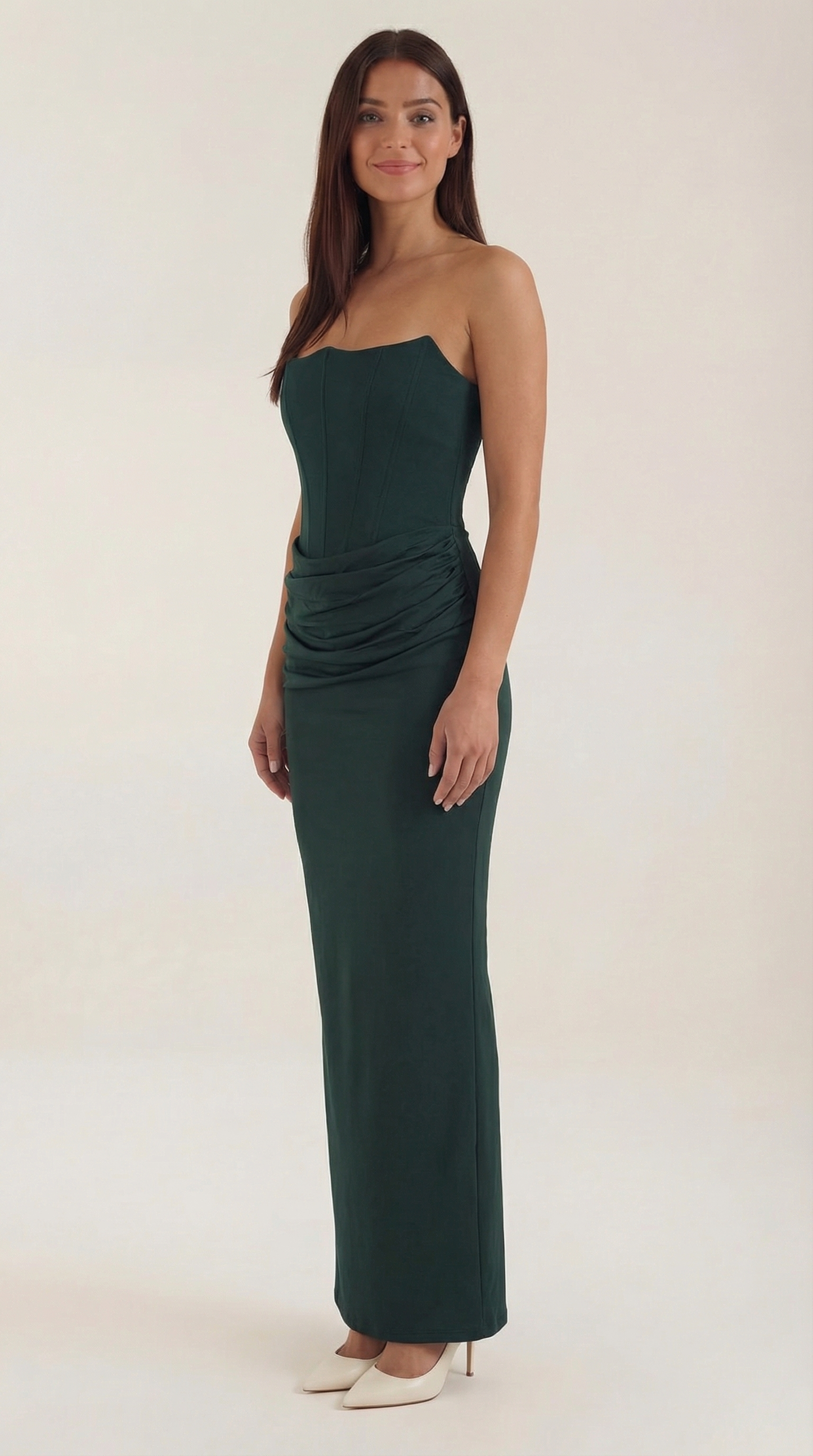 Vestido Maxi Fiorella con Corsé