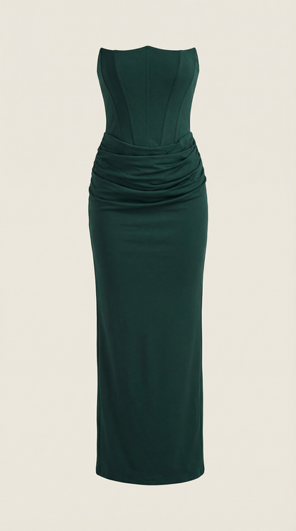 Vestido Maxi Fiorella con Corsé
