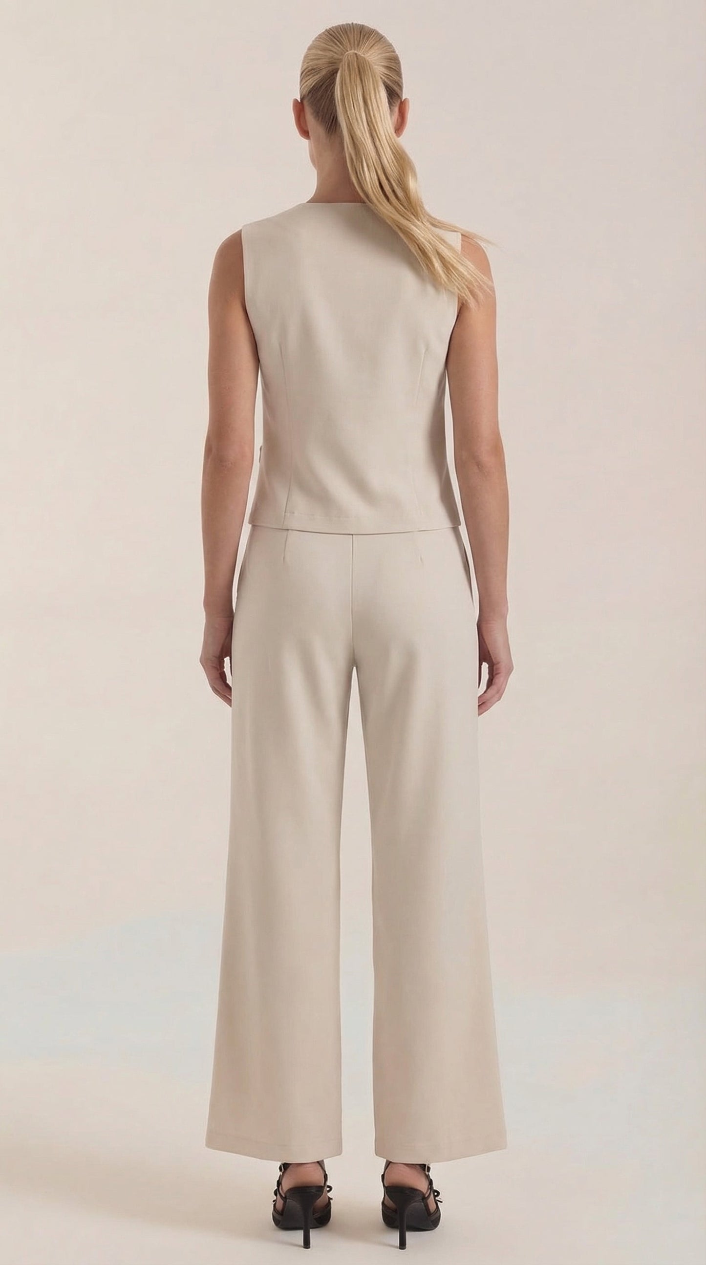 Conjunto Ginger de Chaleco Entallado y Pantalón