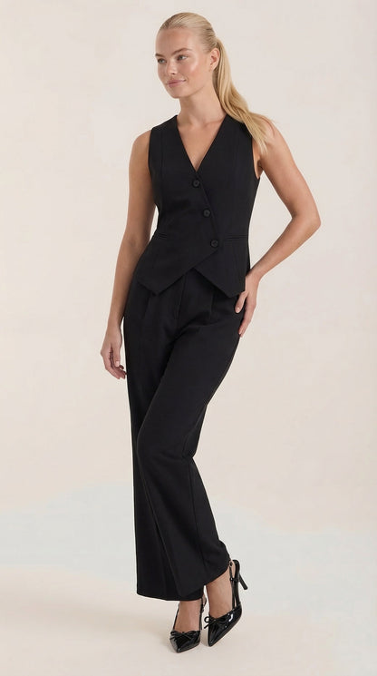Conjunto Ginger de Chaleco Entallado y Pantalón