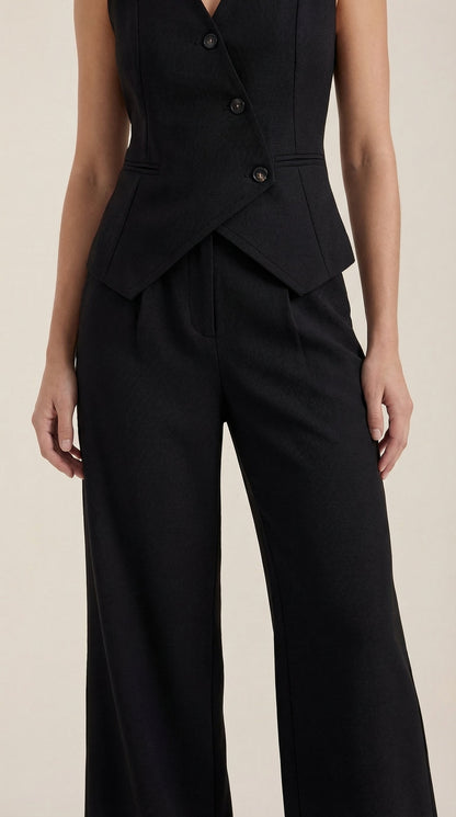 Conjunto Ginger de Chaleco Entallado y Pantalón