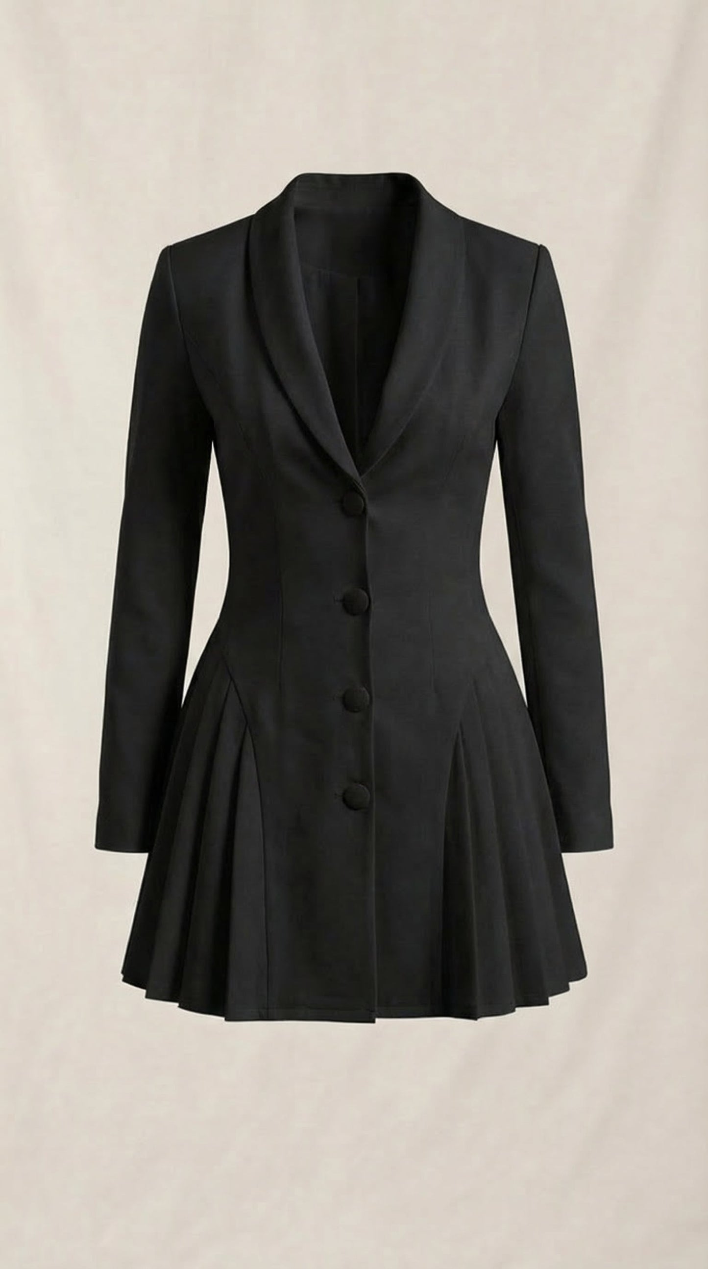 Vestido Blazer Mini Glenda con Falda Plisada