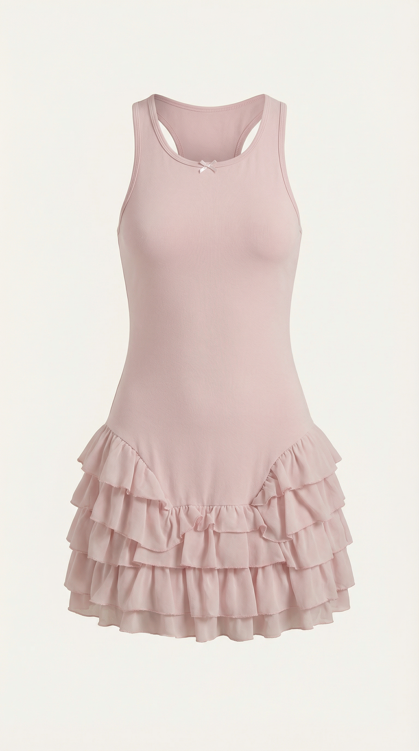 Vestido Mini Gwen con Falda de Volantes