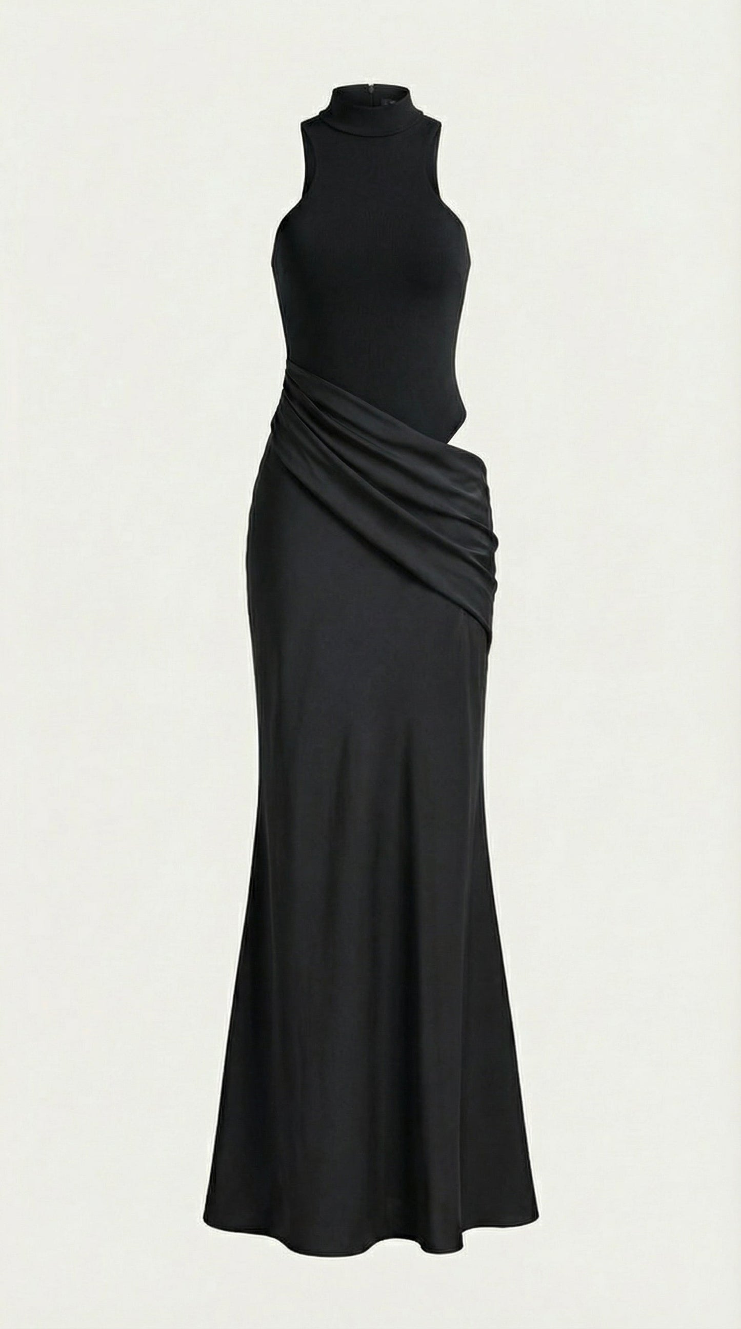 Vestido Maxi Hester con Cuello Alto