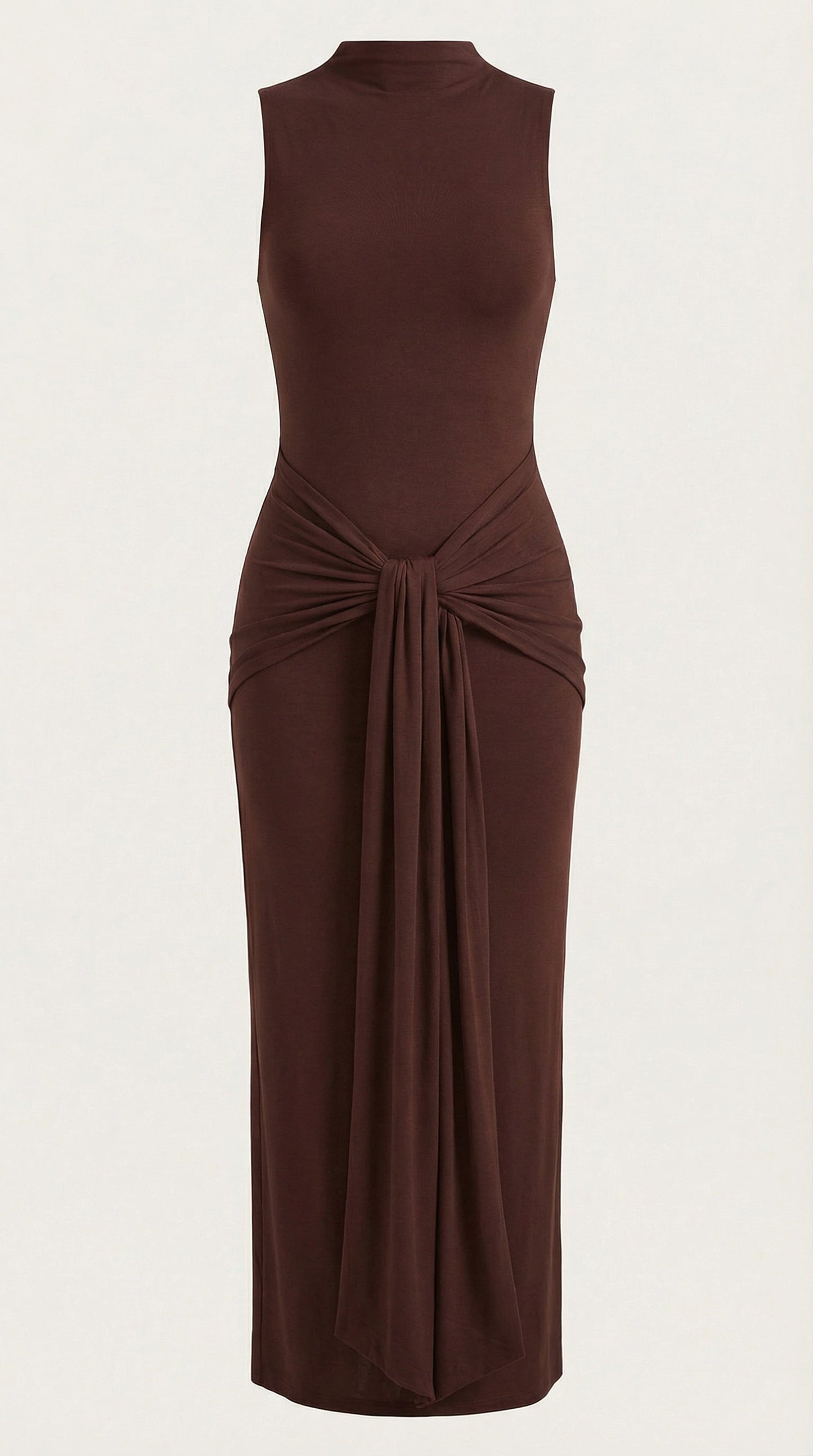 Vestido Maxi Hester con Cuello Alto