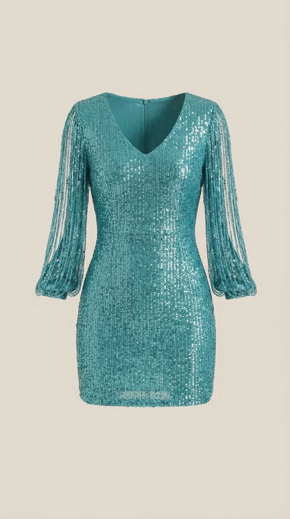 Vestido Mini Marlene de Lentejuelas