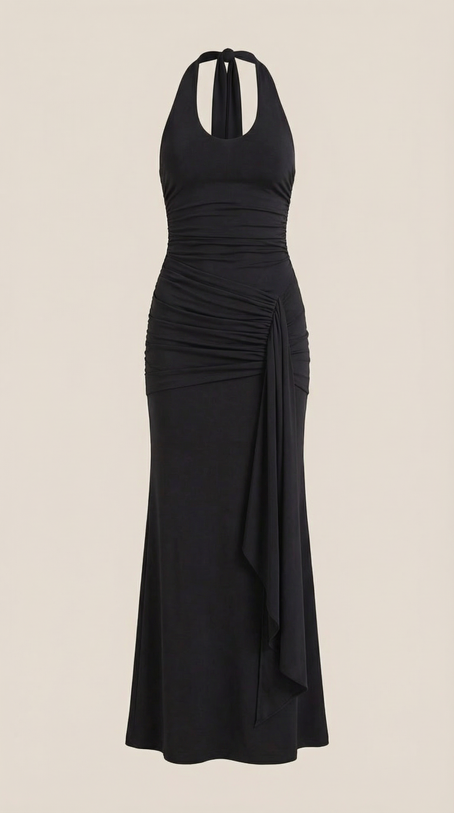 Vestido Maxi Paulette con Escote Halter
