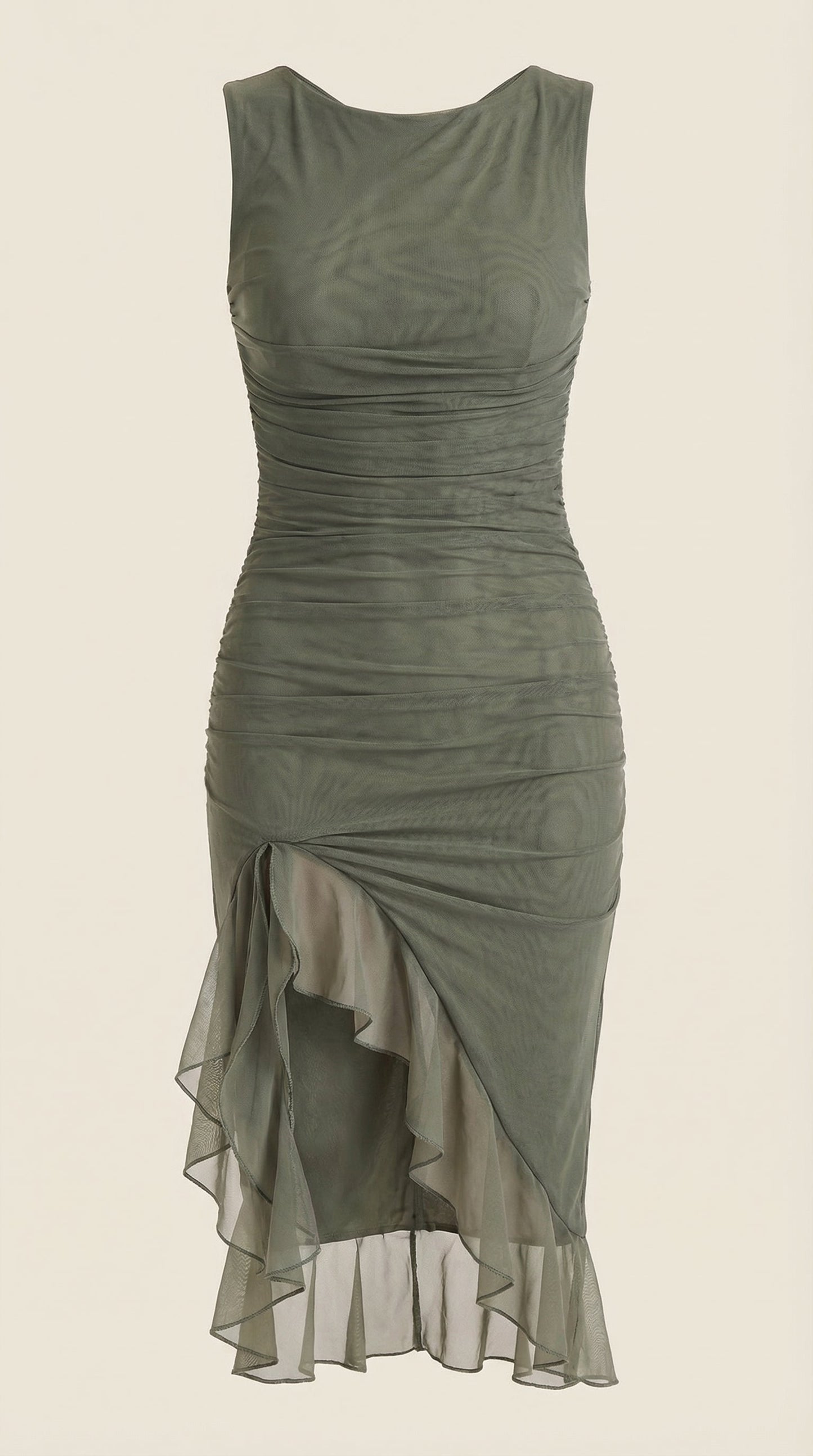 Vestido Midi Ramona con Volantes