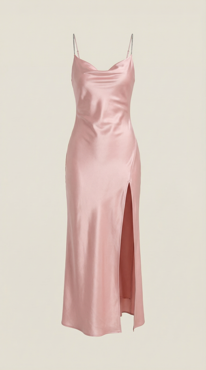 Vestido Maxi Lencero Rhiannon de Tacto Seda